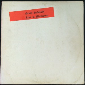 BLACK SABBATH Live At Plumpton (Not On Label (Black Sabbath – none) unofficial live LP (Hard Rock, Heavy Metal)